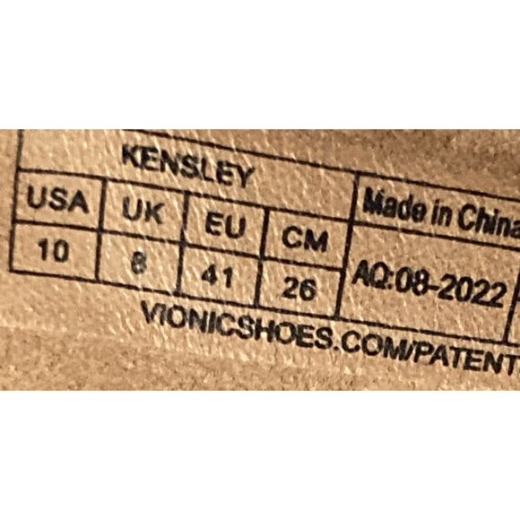 Vionic Kensley Womens Size 10 Black Patent Leather Loafers shoes - Picture 8 of 8